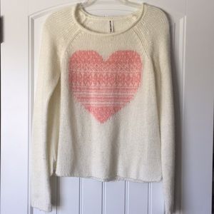 Bethany Mota heart sweater